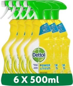 Dettol - Power & Fresh - Allesreinger Spray - Citrus - 6 X 500 Ml 15 Dettol - Power & Fresh - Allesreinger Spray - Citrus - 6 X 500 Ml -Winkel Met Schoonmaakproducten 1021x1200 1