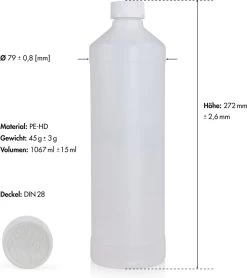 Isopropyl Alcohol - Isopropanol - IPA - Isopropyl - 99,9% Zuiver - 1000ml - Inclusief Trechter -Winkel Met Schoonmaakproducten 1067x1200