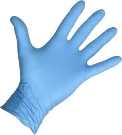 Merkloos Wegwerp Handschoenen - Nitril Handschoenen - Blauw - S - Poedervrij - 100 Stuks -Winkel Met Schoonmaakproducten 1091x1200