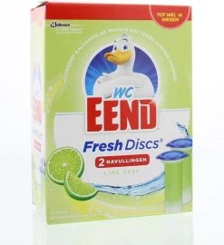 WC Eend Fresh Discs Navul Duo Lime 72 Ml 15 WC Eend Fresh Discs Navul Duo Lime 72 Ml -Winkel Met Schoonmaakproducten 1096x1200