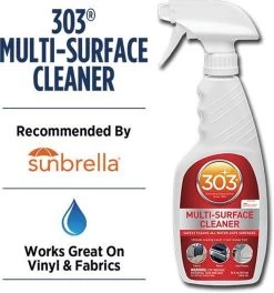 303® Multi-Surface Cleaner - 946 Ml | Veilig Voor Alle Soorten Bekleding En Vinyl. Vlekken Verdwijnen Binnen Enkele Minuten En Verkleurde Oppervlakken Komen Weer Tot Leven. -Winkel Met Schoonmaakproducten 1121x1200 1