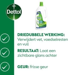 Dettol Allesreiniger Power & Fresh - Original - 1.5 L -Winkel Met Schoonmaakproducten 1123x1200
