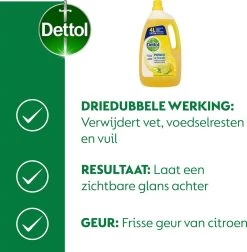 Dettol - Power & Fresh - Allesreiniger - Citrus - 3 X 4 Liter 13 Dettol - Power & Fresh - Allesreiniger - Citrus - 3 X 4 Liter -Winkel Met Schoonmaakproducten 1175x1200