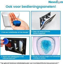 Needum ® Toiletblokjes Voor Inbouwreservoirs – WC-blokjes – Toiletblokken In Een Voordeelverpakking – 30 Stuks -Winkel Met Schoonmaakproducten 1190x1200 8