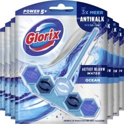 Glorix Power 5+ Ocean Toiletblokken - 7 Stuks - Voordeelverpakking -Winkel Met Schoonmaakproducten 1195x1200