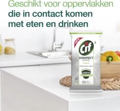 Cif Disinfect & Shine Wipes Doden 99,99% Van De Bacteriën Original Desinfecterende Schoonmaakdoekjes, Van 100% Biologisch Afbreekbaar Textiel 5 X 75 Doekjes 19 Cif Disinfect & Shine Wipes Doden 99,99% Van De Bacteriën Original Desinfecterende Schoonmaakdoekjes, Van 100% Biologisch Afbreekbaar Textiel 5 X 75 Doekjes -Winkel Met Schoonmaakproducten 1200x1118 3