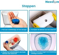 Needum ® Toiletblokjes Voor Inbouwreservoirs – WC-blokjes – Toiletblokken In Een Voordeelverpakking – 30 Stuks -Winkel Met Schoonmaakproducten 1200x1129 5