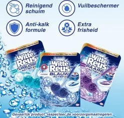 Witte Reus Turquoise Actief Toiletblok - Pacific - WC Blokjes Voordeelverpakking - 10 Stuks -Winkel Met Schoonmaakproducten 1200x1136
