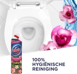 Glorix WC Powergel Toiletreiniger Pink Flower - 6 X 750 Ml - Voordeelverpakking -Winkel Met Schoonmaakproducten 1200x1147 3