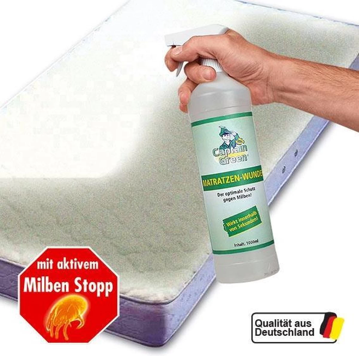 Matras Spray Dood Huisstofmijt En Overige Bacteriën 1000 Ml Puur Biologisch 4 Matras Spray Dood Huisstofmijt En Overige Bacteriën 1000 Ml Puur Biologisch - Afbeelding 2