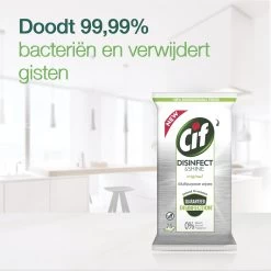 Cif Disinfect & Shine Wipes Doden 99,99% Van De Bacteriën Original Desinfecterende Schoonmaakdoekjes, Van 100% Biologisch Afbreekbaar Textiel 5 X 75 Doekjes 20 Cif Disinfect & Shine Wipes Doden 99,99% Van De Bacteriën Original Desinfecterende Schoonmaakdoekjes, Van 100% Biologisch Afbreekbaar Textiel 5 X 75 Doekjes -Winkel Met Schoonmaakproducten 1200x1198 1