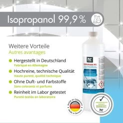 Isopropyl Alcohol - Isopropanol - IPA - Isopropyl - 99,9% Zuiver - 1000ml - Inclusief Trechter -Winkel Met Schoonmaakproducten 1200x1200 15