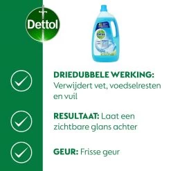 Dettol - Power & Fresh - Allesreiniger - Katoenfris - 3 X 4 Liter -Winkel Met Schoonmaakproducten 1200x1200 276