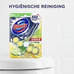 Glorix Power 5 Toiletblokken - Citroen - 9 Stuks - Voordeelverpakking -Winkel Met Schoonmaakproducten 1200x1200 337