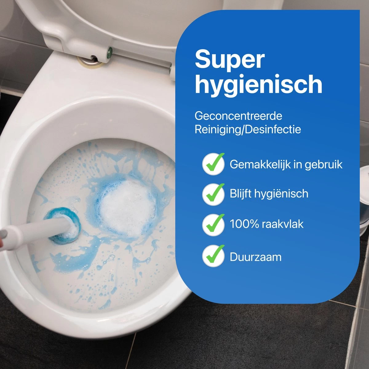 RevoBrush 28x Ocean Breeze Foaming Pads Navulling - WC Borstel Met Houder Vrijstaand 4 RevoBrush 28x Ocean Breeze Foaming Pads Navulling - WC Borstel Met Houder Vrijstaand - Afbeelding 2