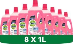 Dettol - Power & Fresh - Allesreiniger - Kersenbloesem - 8 X 1 Liter -Winkel Met Schoonmaakproducten 1200x726