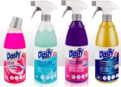 Dasty Keuken+Badkamer Pakket 8 Stuks: WC-gel + Super Antikalk + Ruiten En Oppervlakten + Badkamerreiniger + Afwas Super Ontvettend + RVS- En Inductiekookplatenreiniger + Ruiten En Oppervlakten + Allesreinigende Gel + GRATIS Set Sponzen -Winkel Met Schoonmaakproducten 1200x860