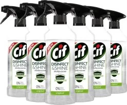 Cif Disinfect & Shine Original Desinfectie Spray - 6 X 500 Ml - Voordeelverpakking -Winkel Met Schoonmaakproducten 1200x998