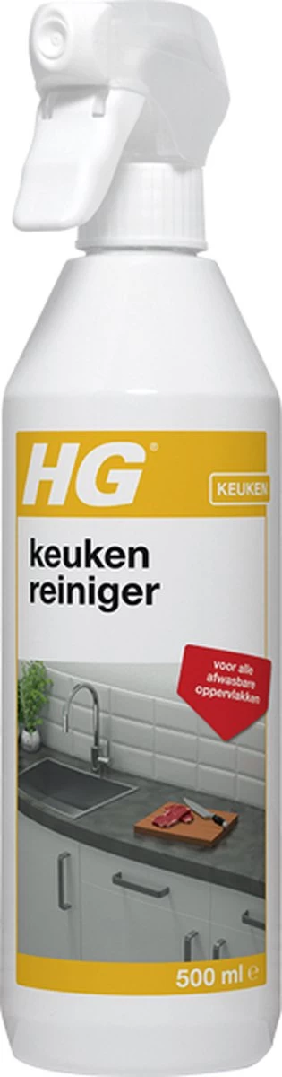HG Keuken Reiniger - 500ml - Effectief En Hygiënisch - Voor Alle Afwasbare Oppervlakken 7 HG Keuken Reiniger - 500ml - Effectief En Hygiënisch - Voor Alle Afwasbare Oppervlakken - Afbeelding 5