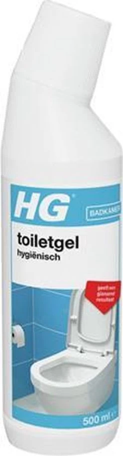 HG Toiletgel Hygiënisch - 500 Ml - Glanzend Resultaat - Krachtige Reiniger En Ontkalker -Winkel Met Schoonmaakproducten 325x1200 2