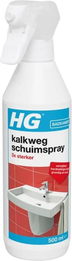 HG Kalkweg Schuimspray 3x Sterker - 500ml - Verwijdert Extreme Kalkresten - 100% Opgelost, 100% Resultaat -Winkel Met Schoonmaakproducten 333x1200 3