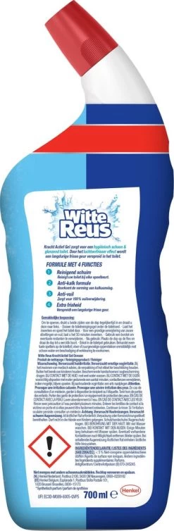 Witte Reus Toiletreiniger - Kracht Actief Gel Oceaan - Voordeelverpakking 10 X 700ml -Winkel Met Schoonmaakproducten 393x1200 3