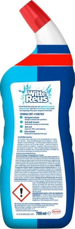 Witte Reus Toiletreiniger - Kracht Actief Gel Oceaan - Voordeelverpakking 10 X 700ml -Winkel Met Schoonmaakproducten 393x1200 4