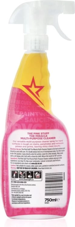 The Pink Stuff The Miracle Allesreiniger 750 Ml 12 The Pink Stuff The Miracle Allesreiniger 750 Ml -Winkel Met Schoonmaakproducten 396x1200