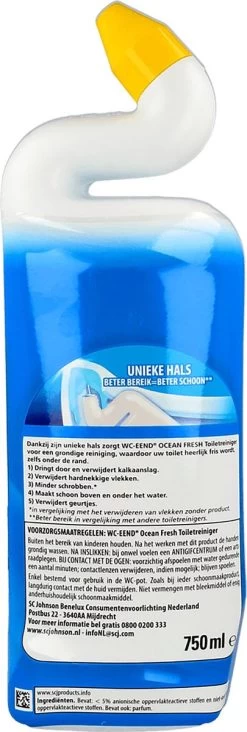 6x WC Eend Toiletreiniger Marine Wave 750 Ml -Winkel Met Schoonmaakproducten 405x1200