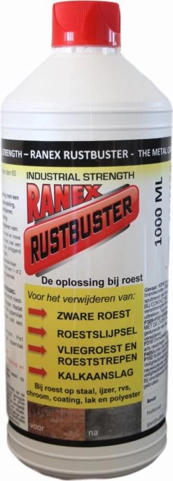 Ranex Rustbuster - Roestverwijderaar 1 Liter -Winkel Met Schoonmaakproducten 433x1200 1