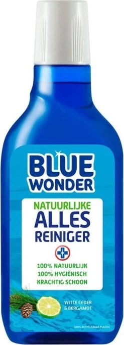 Blue Wonder 100% Natuurlijke Allesreiniger Witte Ceder Grootverpakking - 6x 750 Ml Fles Met Dop (4,5 Liter) -Winkel Met Schoonmaakproducten 434x1200 1