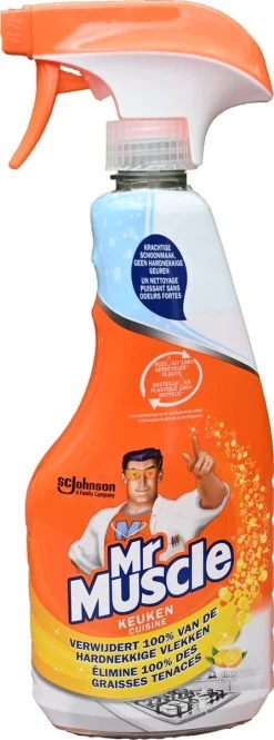 3 X Mr Muscle Keuken Reiniger Spray - Keukenreiniger - 3 X 500ml -Winkel Met Schoonmaakproducten 446x1200