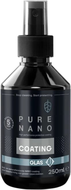 PURE NANO Glas - Nano Coating Voor 5 Jaar Heldere Ramen Met Minder Schoonmaakwerk - 250 Ml -Winkel Met Schoonmaakproducten 449x1200 1
