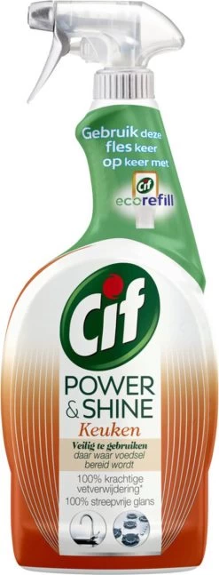 Cif CleanBoost Power & Shine Keuken Spray - 6 X 750 Ml - Voordeelverpakking -Winkel Met Schoonmaakproducten 458x1200 1