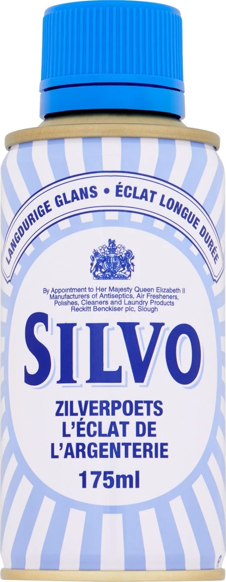 Silvo Zilverpoets - Poetsmiddel -Zilverglans - 2x 175 ML - Voordeelverpakking 4 Silvo Zilverpoets - Poetsmiddel -Zilverglans - 2x 175 ML - Voordeelverpakking - Afbeelding 2