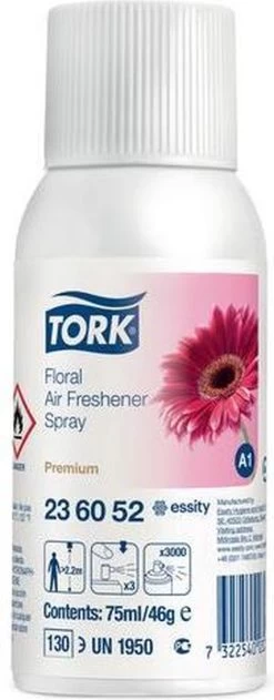 Tork Navulling Voor Luchtverfrisser Bloemen Systeem A1 Flacon Van 75 Ml -Winkel Met Schoonmaakproducten 470x1200
