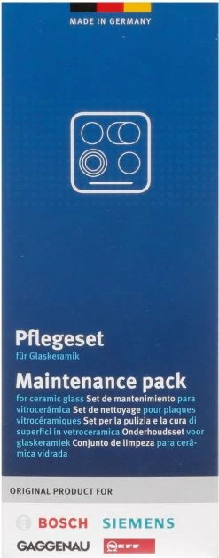 Bosch / Siemens Kookplaat Onderhoudsset - Onderhoudsset Voor Keramische Oppervlakken -Winkel Met Schoonmaakproducten 473x1200