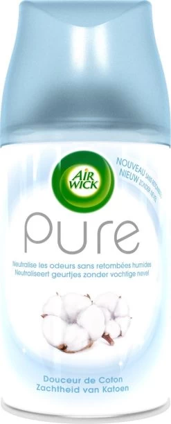 Air Wick Freshmatic Automatische Spray Luchtverfrisser - Pure Zachtheid Van Katoen Navulling - 3 Stuks - Voordeelverpakking 11 Air Wick Freshmatic Automatische Spray Luchtverfrisser - Pure Zachtheid Van Katoen Navulling - 3 Stuks - Voordeelverpakking -Winkel Met Schoonmaakproducten 484x1200 3