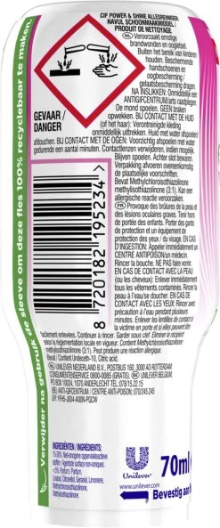 Cif CleanBoost Power & Shine Allesreiniger Ecorefill Capsules - 10 X 70 Ml - Voordeelverpakking -Winkel Met Schoonmaakproducten 500x1200
