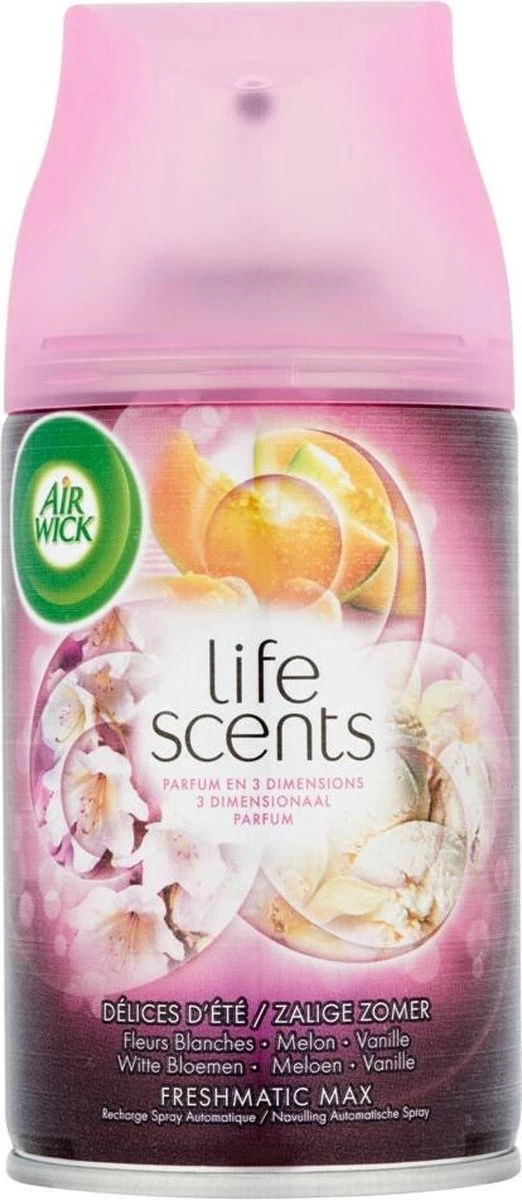 Air Wick Freshmatic Automatische Spray Luchtverfrisser - Life Scents Zalige Zomer - Navulling 250ml X6 4 Air Wick Freshmatic Automatische Spray Luchtverfrisser - Life Scents Zalige Zomer - Navulling 250ml X6 - Afbeelding 2