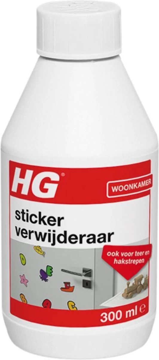 HG Stickerverwijderaar - 300ml - Eenvoudig In Gebruik - 100% Lijmrestenverwijdering 2 HG Stickerverwijderaar - 300ml - Eenvoudig In Gebruik - 100% Lijmrestenverwijdering