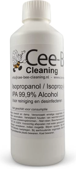 Cee-Bee Isopropanol | Isopropyl | IPA 99.9% Alcohol | 1000 Ml | 3 Flessen á 1 Liter | 3 Liter 7 Cee-Bee Isopropanol | Isopropyl | IPA 99.9% Alcohol | 1000 Ml | 3 Flessen á 1 Liter | 3 Liter -Winkel Met Schoonmaakproducten 540x1200