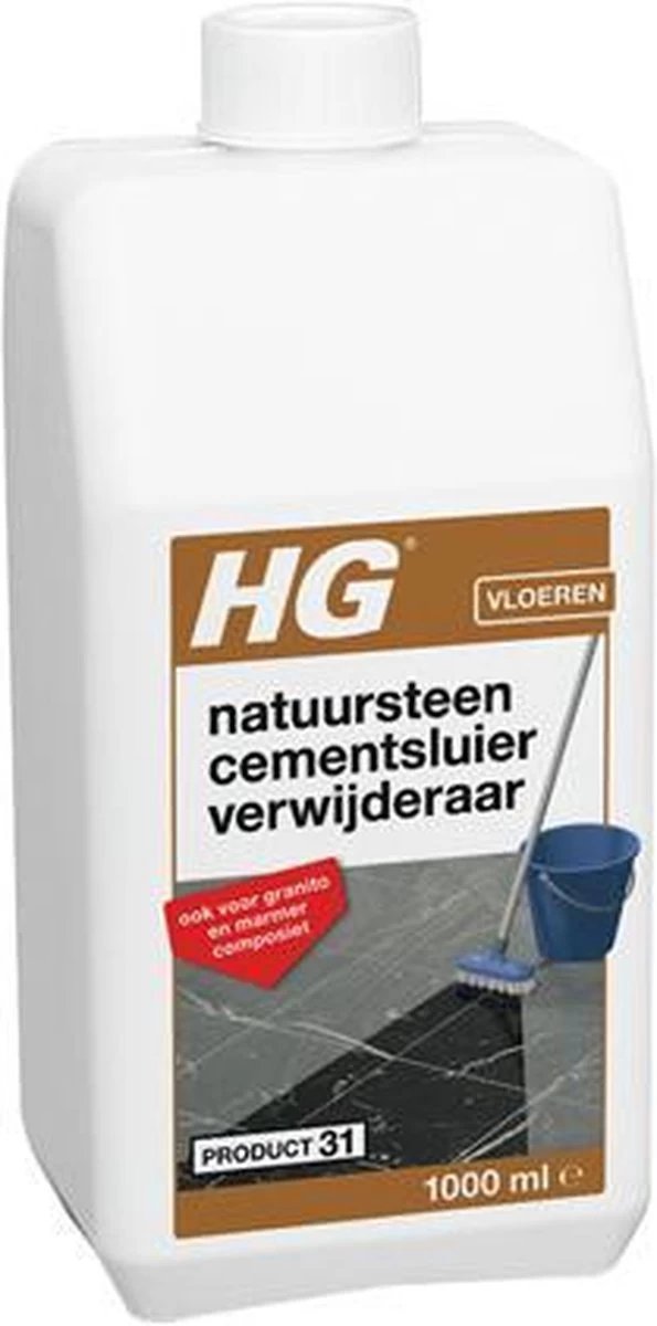 HG Natuursteen Cement- & Kalksluier Verwijderaar (HG Product 31) - 1L - Veilig In Gebruik 3 HG Natuursteen Cement- & Kalksluier Verwijderaar (HG Product 31) - 1L - Veilig In Gebruik