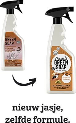 Marcel's Green Soap Allesreiniger Spray - Sandelhout & Kardemom - 500ML -Winkel Met Schoonmaakproducten 747x1200