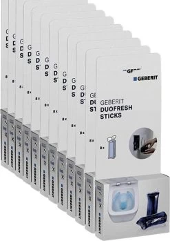 Geberit DuoFresh Sticks - 96 Stuks - Voordeelverpakking - Toilet/WC Blokjes Inbouwreservoir -Winkel Met Schoonmaakproducten 850x1200