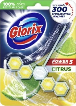 Glorix Power 5 Toiletblokken - Citroen - 9 Stuks - Voordeelverpakking -Winkel Met Schoonmaakproducten 861x1200 1