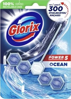 Glorix Power 5 Toiletblokken - Ocean - 9 Stuks - Halfjaarbox - Voordeelverpakking -Winkel Met Schoonmaakproducten 861x1200 2