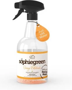 SophieGreen Full House Pakket: Allesreiniger + Keukenreiniger + Badkamerreinger + Sopje Allesreiniger 100g -Winkel Met Schoonmaakproducten 951x1200 1