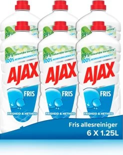 Ajax® Ajax Allesreiniger Fris 6 X 1.25L - Voordeelverpakking