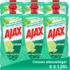 Ajax® Ajax Allesreiniger Limoen 6 X 1.25L - Voordeelverpakking -Winkel Met Schoonmaakproducten 960x1200 1